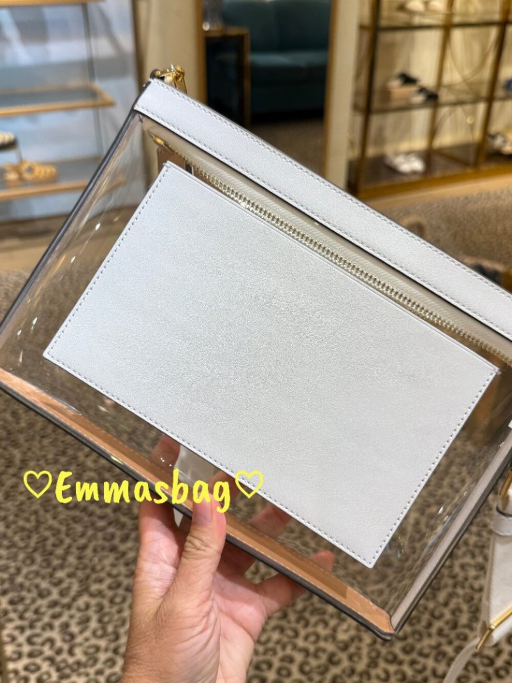 Tory Burch Blake Clear Swingpack Crossbody 165834 $330 - Picture 10 of 12